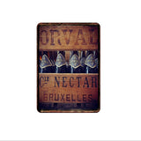 Custom Made Retro Tin Painting Home Living Room Hanging Painting Bar Restaurant Milk Tea Shop Wall Hanging Painting Wall Hanging Ornaments