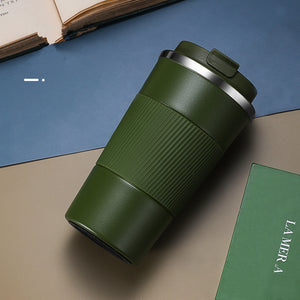 The New 304 Stainless Steel Vacuum Flask Creative Business Office Three-Generation Coffee Cup Personalized Accompanying Cup