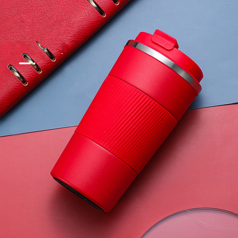 The New 304 Stainless Steel Vacuum Flask Creative Business Office Three-Generation Coffee Cup Personalized Accompanying Cup