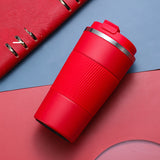 The New 304 Stainless Steel Vacuum Flask Creative Business Office Three-Generation Coffee Cup Personalized Accompanying Cup
