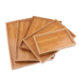 Bamboo Tea tray, Bamboo And Wood Tray, Binaural Hexagonal Solid Wood, Customizable Restaurant tea Tray, Hotel Dinner Tray