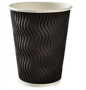 Disposable Coffee Paper Cup, Thickened Anti-Scalding Corrugated Paper Cup, Milk Tea Hot Drink Cup, Take-Away Cup