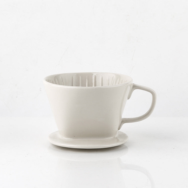 Ceramic Coffee Three-hole Drip Filter Cup