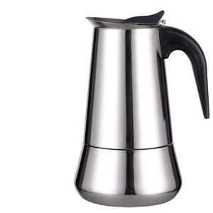 Italian Moka Pot Hand-made Coffee Pot Stainless Steel Household Moka Coffee Pot