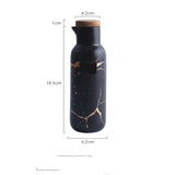 Ceramic Marbled Oil Pot, Soy Sauce Bottle, Vinegar Bottle, Restaurant Eat Dumplings, Vinegar Pot