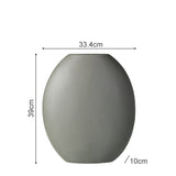 Nordic Creative Ceramic Crafts Decoration Hotel Restaurant Home Decor Round Vase