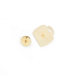 Exquisite Creative Coffee Cup Alloy Brooch