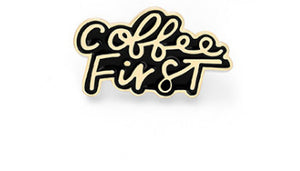 Exquisite Creative Coffee Cup Alloy Brooch