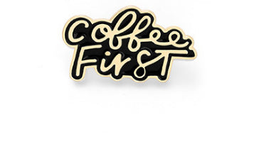 Exquisite Creative Coffee Cup Alloy Brooch