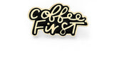Exquisite Creative Coffee Cup Alloy Brooch
