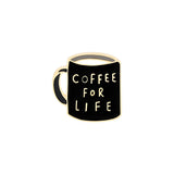 Exquisite Creative Coffee Cup Alloy Brooch