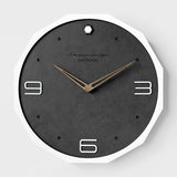 Nordic Iight Luxury Wall Clock Modern Minimalist Iiving Room Free Perforated Wall Clock Restaurant Creative Personality art Table