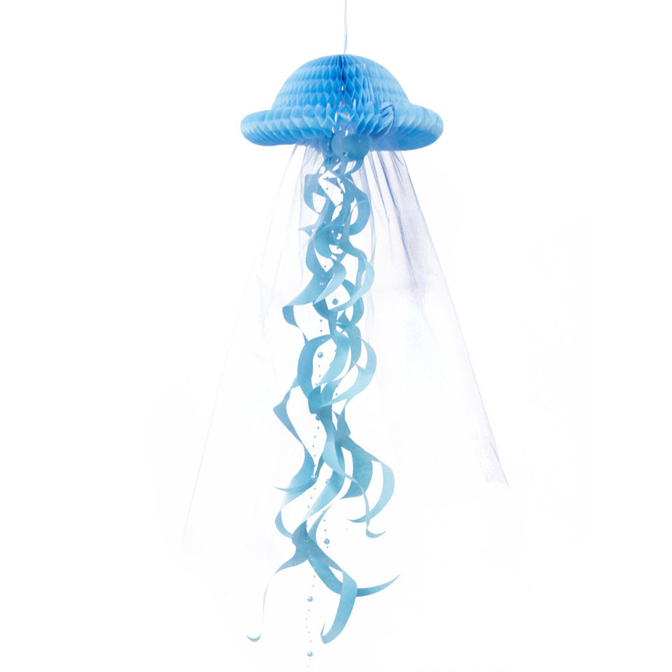 Hotel Club Lobby Ceiling Ceiling Jellyfish Honeycomb Ball Pendant Restaurant Wall Ocean Theme Decoration