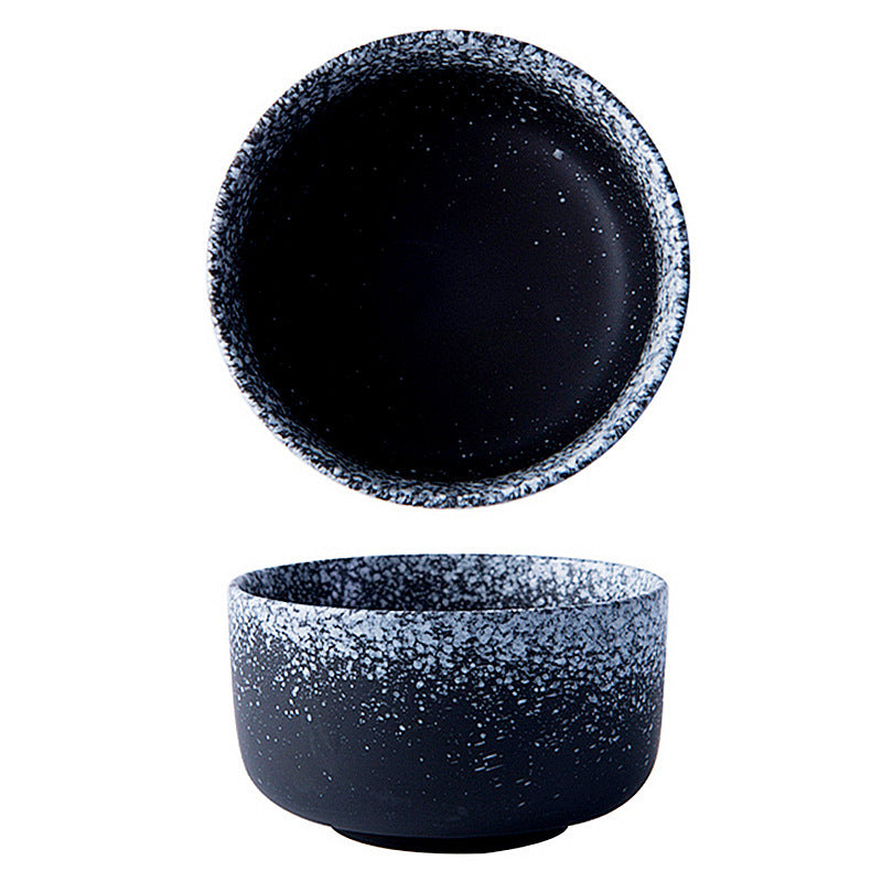 Simple Small Ceramic Bowl Soup Bowl Home Restaurant Seasoning Bowl Breakfast Bowl