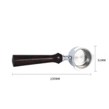 Italian Alloy Bottomless Modified Coffee Machine With Handle