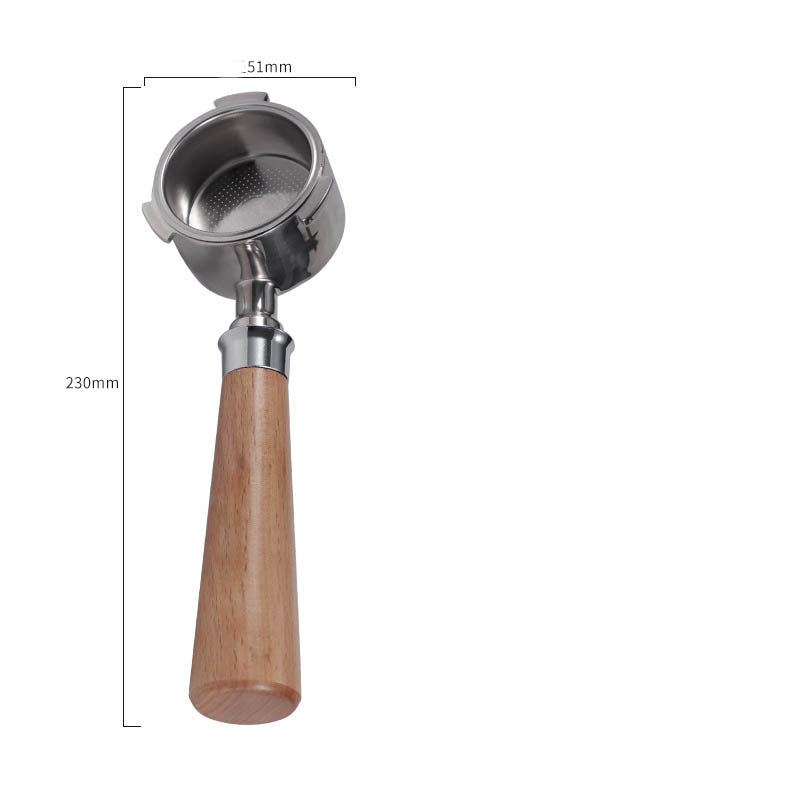 Italian Alloy Bottomless Modified Coffee Machine With Handle