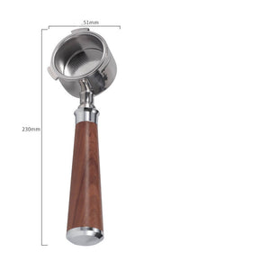 Italian Alloy Bottomless Modified Coffee Machine With Handle