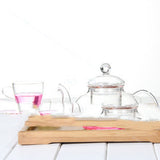 Flower Teapot High-End Glass Tea Set Glass Pot