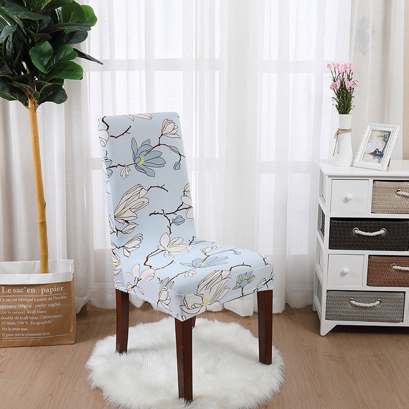 Solid color elastic one-piece chair cover restaurant hotel hotel custom cover cover household conference universal chair cover stool
