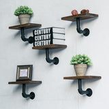 Coffee Shop Background Wall Green Plant Rack