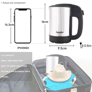 Health Temperature Control Travel Teapot Milk Coffee Pot American Scented Tea Machine Mini Hot Water Pot