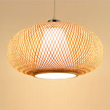 Chinese Style Bamboo Art Bird Cage Chandelier Tea House Cafe Restaurant Lighting