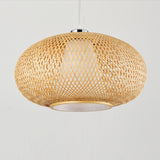 Chinese Style Bamboo Art Bird Cage Chandelier Tea House Cafe Restaurant Lighting