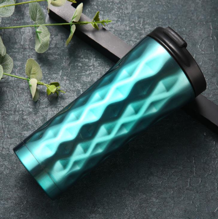 Stainless Steel Straw Double Ice Coffee Cup