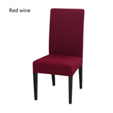 Solid color elastic one-piece chair cover restaurant hotel hotel custom cover cover household conference universal chair cover stool