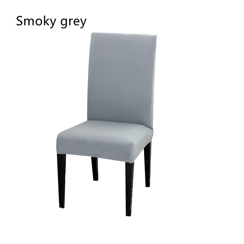 Solid color elastic one-piece chair cover restaurant hotel hotel custom cover cover household conference universal chair cover stool