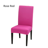 Solid color elastic one-piece chair cover restaurant hotel hotel custom cover cover household conference universal chair cover stool