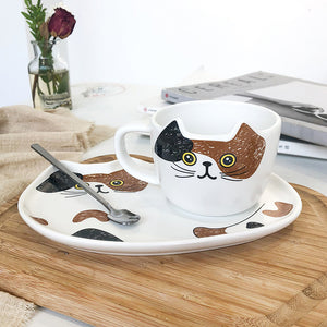 Ceramic coffee cup