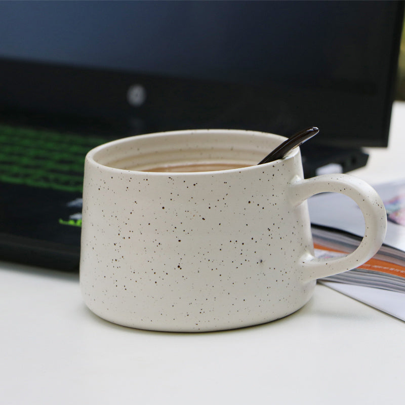 Ceramic large capacity coffee cup