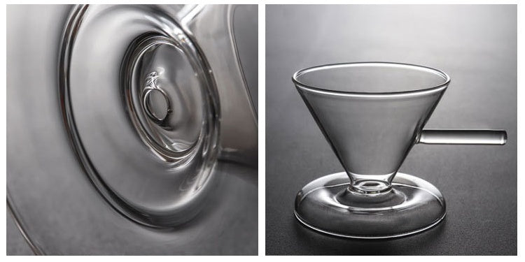 Coffee Pot Set High-bay Silicon Heat-resistant Glass Pot Coffee Filter Cup