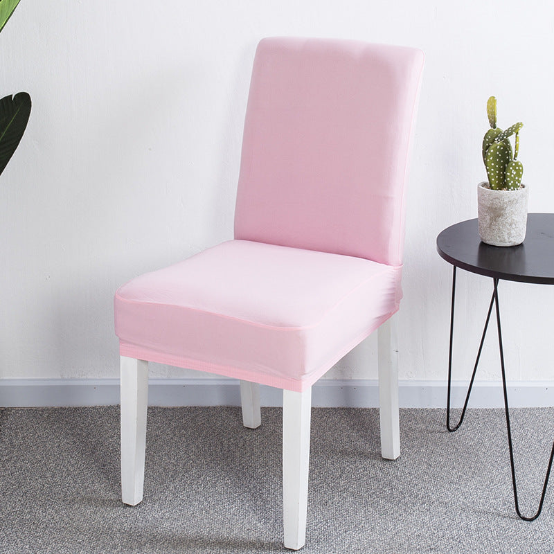 Solid color elastic one-piece chair cover restaurant hotel hotel custom cover cover household conference universal chair cover stool