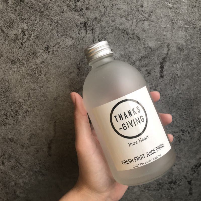 Frosted milk tea bottle drink bottle