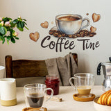 Love Coffee Bean Home Background Decorative Wall Sticker