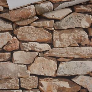 Retro 3D Solid Stone Wallpaper Artificial Stone Stone Coffee Shop Bar Restaurant