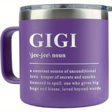1pc,Gigi Gift,Gigi Coffee Mug, Birthday Gift for Gigi, Mother's Day, Holiday Gift for Gigi, Granddaughter, Grandchild, Unique Gigi Gift, 14oz
