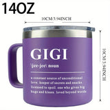 1pc,Gigi Gift,Gigi Coffee Mug, Birthday Gift for Gigi, Mother's Day, Holiday Gift for Gigi, Granddaughter, Grandchild, Unique Gigi Gift, 14oz