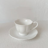 Vintage Girl Heart Relief Coffee Cup