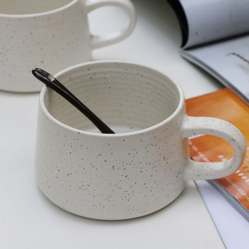Ceramic large capacity coffee cup