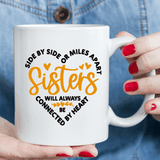 1pc 3A Grade Sister's Funny Mug - White Ceramic 11 oz Coffee Mug with Heartwarming Quote for Birthday, Holiday, Christmas, New Year Gift