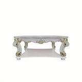 Vendome Coffee Table (Square), Antique Pearl Finish LV01526