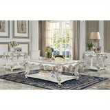 Vendome Coffee Table (Square), Antique Pearl Finish LV01526