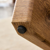 Circular glass coffee table, 33.4-inch modern and distinctive design tea table. Tempered glass countertop, wood colored MDF table legs. Suitable for living rooms and farmhouses Christmas, Halloween Gift