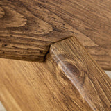 Circular glass coffee table, 33.4-inch modern and distinctive design tea table. Tempered glass countertop, wood colored MDF table legs. Suitable for living rooms and farmhouses Christmas, Halloween Gift