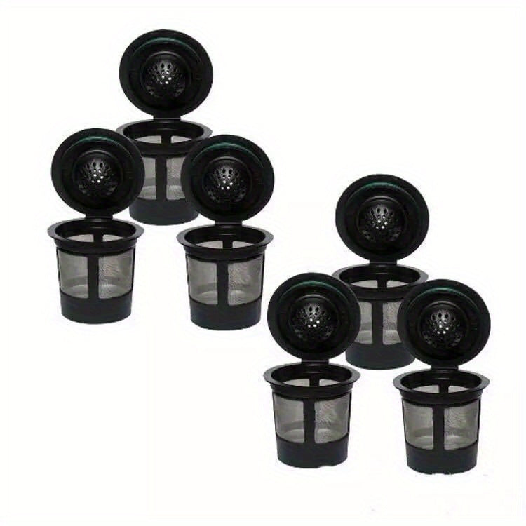 4pcs Sustainable Reusable K Cups For Keurig - Bpa-Free, Fit Coffee Filters Compatible With 1.0 & 2.0 Brewers - Easy Clean