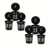 4pcs Sustainable Reusable K Cups For Keurig - Bpa-Free, Fit Coffee Filters Compatible With 1.0 & 2.0 Brewers - Easy Clean