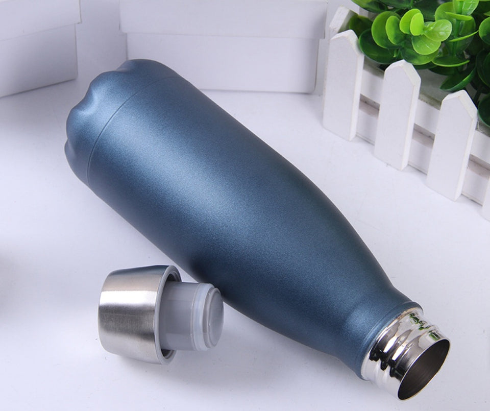 350ml Insulated Vacuum Water Bottle Portable Double Wall Stainless Steel Thermos Cola Bottle Coffee Cup For Travel Outdoor Sport